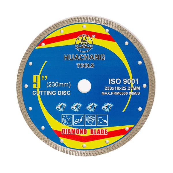Buy cheap 9inch 230mm Porcelain Diamond Blade 230 X 22mm 9" Concrete Cutting Disc from wholesalers