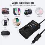 12V 220V Mini Dc To Ac GaN PD Fast Charger Converter USA UK EU Socket 150W Pure