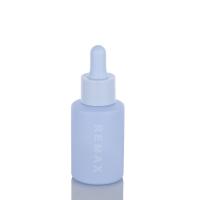 Buy cheap 30ml Blue/Purple Cylindrical Smooth Glass Bottle With Blue/Purple Drop For Empty product