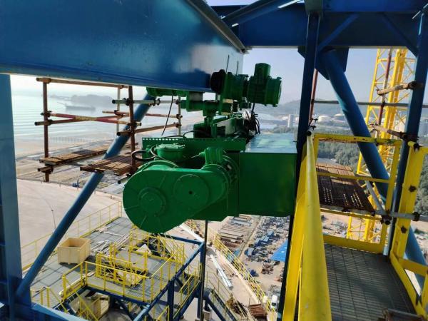 Buy cheap Tank top maintenance lifting machinery equipment LNG curved rail electric hoist LNG monorail winch curved rail crane from wholesalers