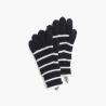 Buy cheap Girls Lining Knitted Merino Wool Gloves With Fingers / 3D Thumb Bottom Striped from wholesalers