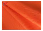 100% Polyester Safety Fluorescent Material Fabric Orange Yellow For Warning Vest