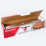 Food Grade Kitchen Cooking Aluminum Foil Roll With Plastic Holder Metal Blade