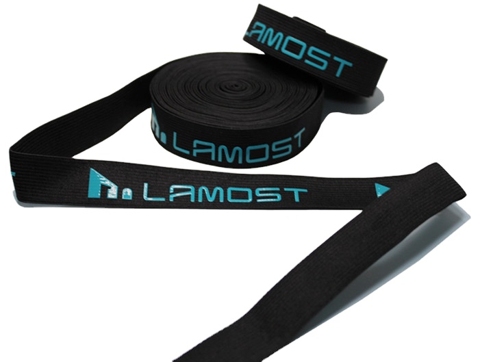 Polyester Nylon 1 Inch 25mm Silicone Gripper Elastic For Clothing