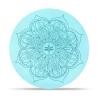 Buy cheap Round Type Non Slip Custom Printed Fitness Gym Sports 4 mm Natural Rubber PU Yoga Mat from wholesalers