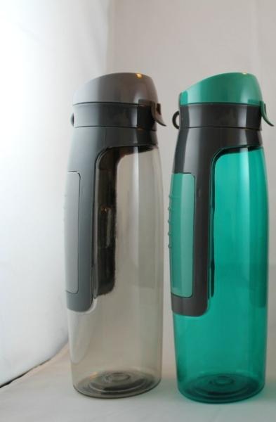 Buy cheap 750ml/25oz plastic yoga bottle with storage compartment from wholesalers