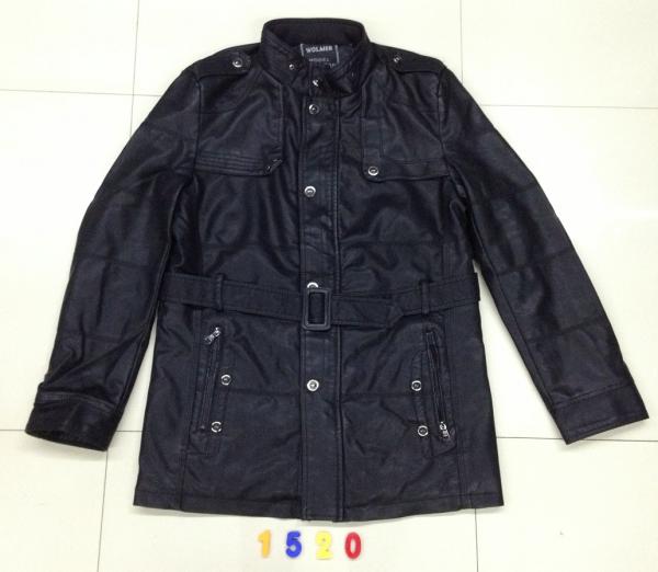 Buy cheap 1520 Men's pu fashion jacket coat stock from wholesalers