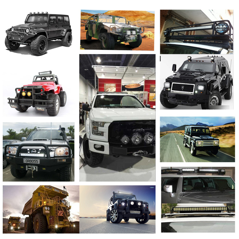 9W Round Shape Led Work Lamp 10~30V DC Flood /Spot CE ROHS Listed Waterproof Truck Work Lights