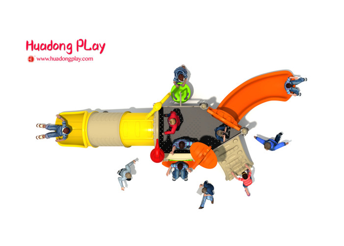 Sports Series Outdoor Playground Slides 600*260*380cm EN1176 Standard Certificate