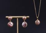 Natural Baroque Pearl necklace Natural Freshwater Baroque Pearl Pendant Necklace