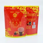 Printing PE laminated plastic stand up zipper tea packaging bag