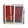 Buy cheap 58mm Single Sliding Window Single Glass Tempered Glazed White UPVC from wholesalers