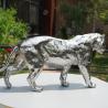 Buy cheap Mirror-Polished Stainless Steel Cast Tiger Animal Sculpture from wholesalers