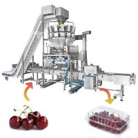 Buy cheap Fruit Multihead Weighing And Packaging Machine Cherry Linear Filling Production product