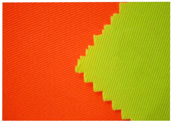 Buy cheap EN471 Water And Stain Resistant Fluorescent Fabric Hi Vis Orange Reflective from wholesalers