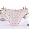 Buy cheap Sanding milk fiber printing young girls thong underwear from wholesalers