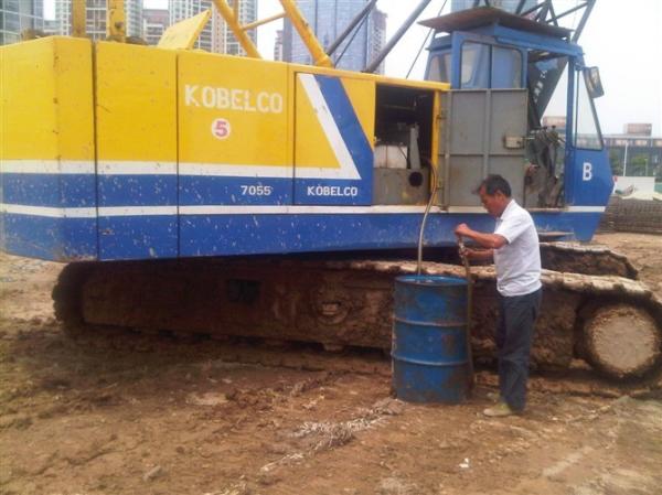 Buy cheap 55T 7055 crawler crane kobelco 1996 from wholesalers