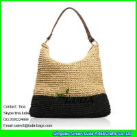 Buy cheap LUDA summer paper straw beach tote bag crochet shoulder strawbag product