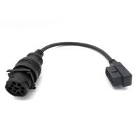 Buy cheap Deutsch 9-Pin J1939 Male to Right Angle J1962 OBD-II 16 Pin Male CAN Bus Cable product