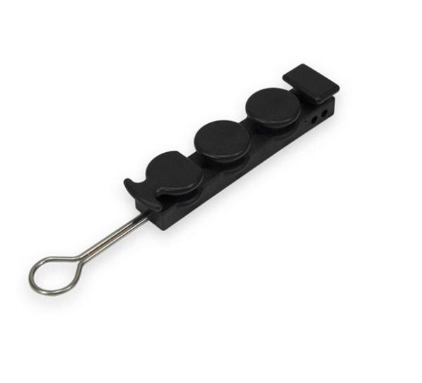 Buy cheap Plastic Flat Fiber Optic Drop Cable Clamp For FTTH from wholesalers