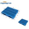 Buy cheap Blue Euro HDPE Plastic Pallets Nestable Heavy Duty Plastic Skids from wholesalers