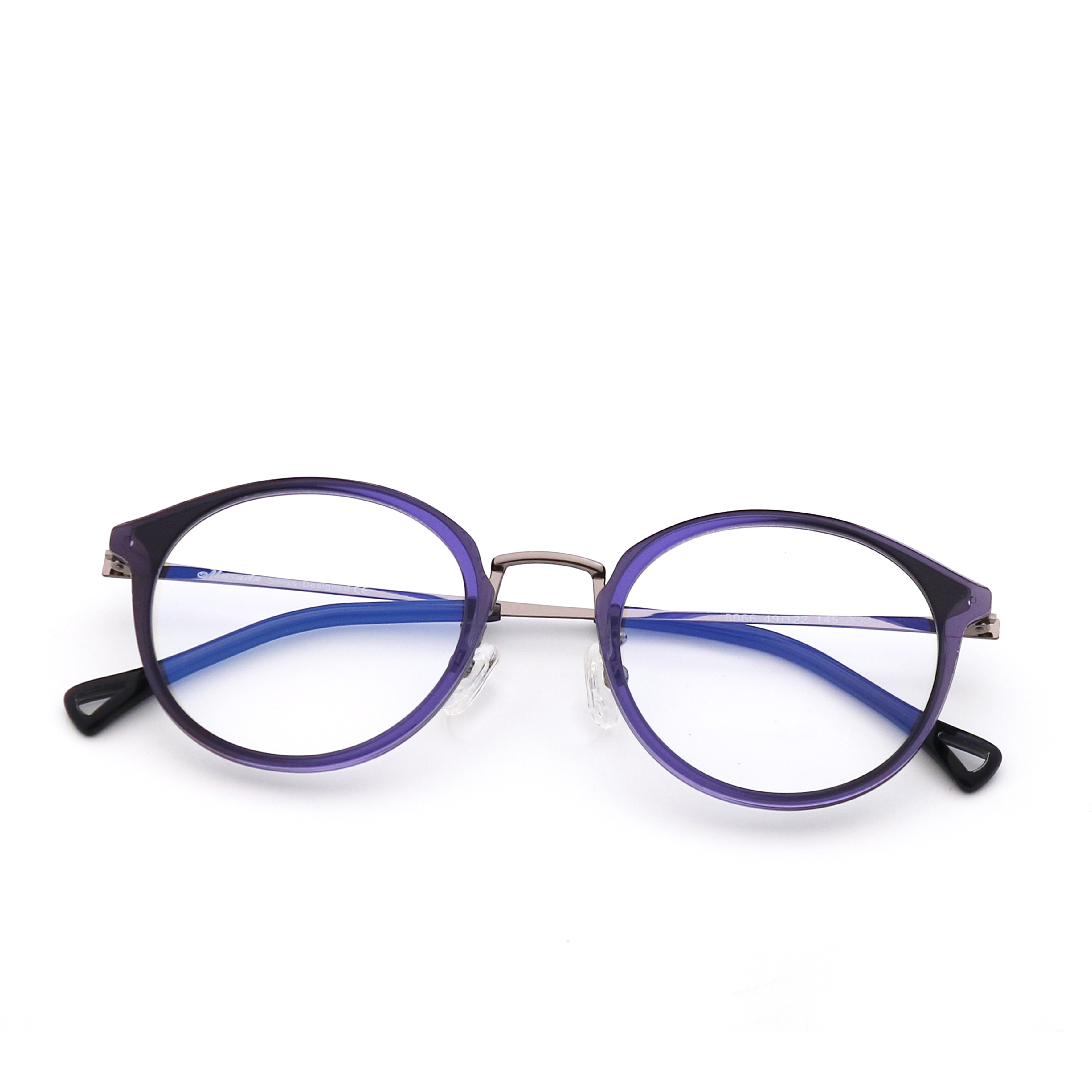 High End Vintage Wood Grain Acetate Artisanal Glasses Frame MR 8006