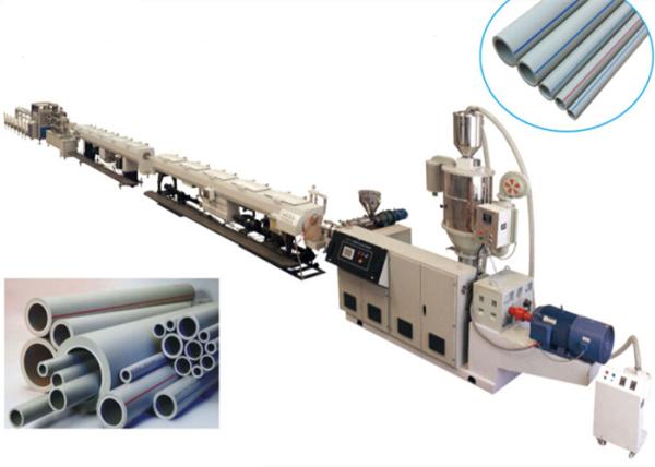 Buy cheap Plastic PPR PE Pipe Extrusion Line High Efficiency 11-110kw Motor Power from wholesalers