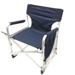 Modern Director Style Aluminum Frame Folding Outdoor Chair with Strong Folding