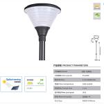 Outdoor Pathway LED Solar Garden Light Waterproof 10W