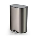 Fingeprint Proof 9L Mini Stainless Steel Trash Can