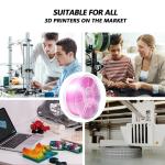 3D Printer Filament Silk Pink PRO PLA Toughness Enhanced 1000g for Desktop