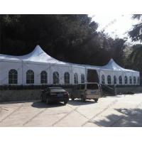 Buy cheap Large Luxury White Outdoor Event Tent High Peak Frame Durable For Exhibition product