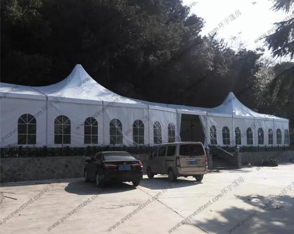 Buy cheap Large Luxury White Outdoor Event Tent High Peak Frame Durable For Exhibition from wholesalers