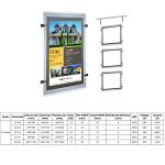 Custom Backlit Lightbox Led Crystal Frame Ultra Slim Outdoor Advertising Light