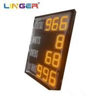 Buy cheap Electronic Led Cricket Scoreboard With Nine 200mm Digits Dc12v Power product
