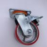 Buy cheap 4 Inch Polyurethane Wheel on Steel Hub with Top Lock Brake Caster from wholesalers