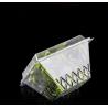 Buy cheap Customized square anti fog PET transparent vegetable lock fresh box disposable blister herb clamshell packaging lettuce plastic packaging from wholesalers