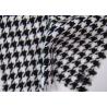 Buy cheap Black And White Herringbone Fabric , Geometric Pattern Jacquard Fabric from wholesalers
