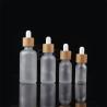 Buy cheap Durable Frosted Glass Dropper Bottles , Transprent Serum Glass Bottle from wholesalers
