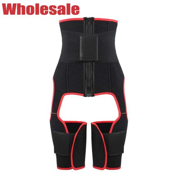 Buy cheap Sweat Waist And Thigh Trimmer red neoprene thigh burner trimmer MHW100078R from wholesalers
