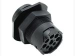 Buy cheap Threaded Type 1 Amphenol 9 Pin J1939 Male Plug Connector with 9 Pins from wholesalers
