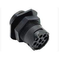 Buy cheap Threaded Type 1 Amphenol 9 Pin J1939 Male Plug Connector with 9 Pins product