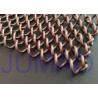 Buy cheap Coffee Color Metal Mesh Curtains Iron Wire Material For Replacement Fireplace Door from wholesalers