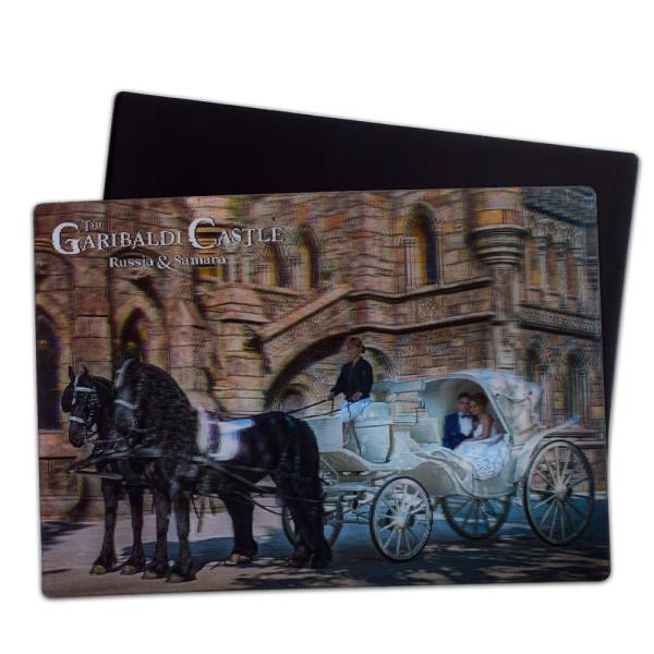 Buy cheap Landmark Castle Souvenir Gift 3D Lenticular Magnets for Promotions from wholesalers