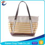 PU Canvas Material Mummy Diaper Bag / Designer Baby Bags Ergonomically Designed
