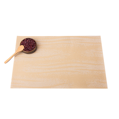 Customized Logo Acceptable Square Plastic Washable PVC Placemats for Table Decoration