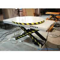 Buy cheap 6000 Lb 2200 Lbs Stationary Electric Lift Scissor Lift Table 120v With Rotary product