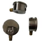 Compound Vacuum 2.5in 1/4 BSPT Liquid Filled Pressure Gauges 60psi