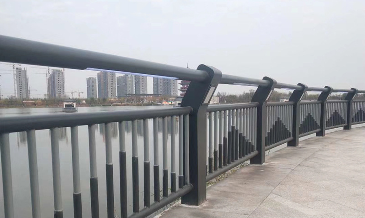 Road Safety Steel Barrier Bridge Guardrail For Traffic Road Standard AASHTO M-180