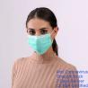Buy cheap Healthy Disposable Face Mask Green Color With Widen High Elastic Earband from wholesalers